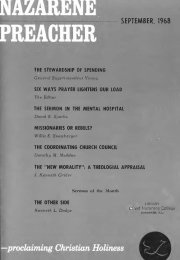 Title Page of Nazarene Preacher