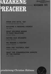 Title Page of Nazarene Preacher