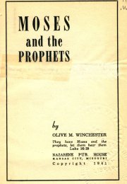 Title page of book Moses and the Prophets