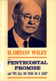 Image of Book Cover Pentecostal Promise