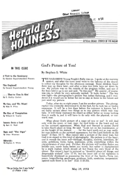 Cover of Herald of Holiness - May 29, 1950