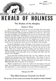 Title Page of Herald of Holiness - February 12, 1951