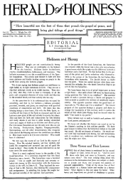 Title Page of Herald of Holiness - June 15, 1921