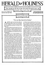 Front page of Herald of Holiness - June 7, 1922