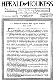 Herald of Holiness - October 3, 1923