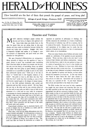Front page of Herald of Holiness - January 9, 1924