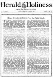 Herald of Holiness - April 29, 1925