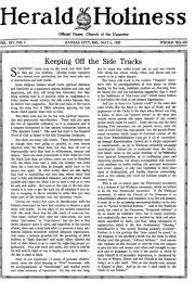 Herald of Holiness - May 6, 1925