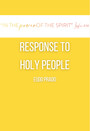 Response to Holy People Eudo Prado