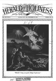 Front page of Herald of Holiness - December 23, 1925