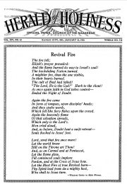 Front page of Herald of Holiness - January 13, 1926