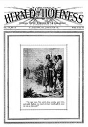 Front page of Herald of Holiness - January 20, 1926