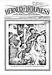 Front page of Herald of Holiness - December 22, 1926
