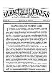 Front page of Herald of Holiness - May 9, 1928