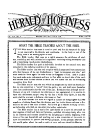Front page of Herald of Holiness - June 6, 1928