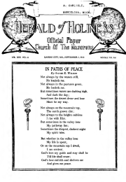 Front page of Herald of Holiness - September 3, 1930