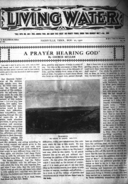 Living Water, November 10,1910