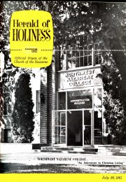 Herald of Holiness - July 26, 1961