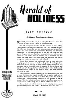 Cover of Herald of Holiness - March 20, 1950