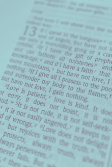 English Bible Light Blue