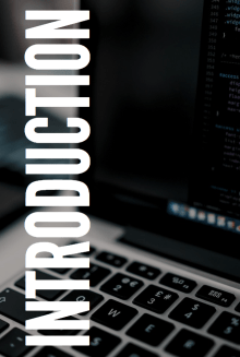 Introduction with a computer in the background