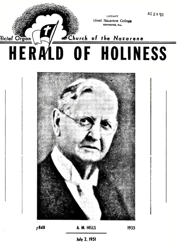 Title Page of Herald of Holiness - July 2, 1951