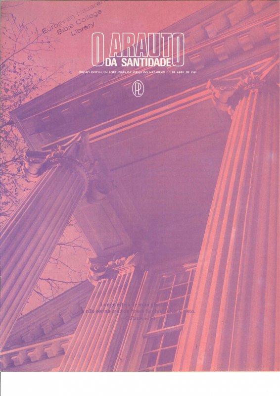 O ARAUTO DA SANTIDADE - 1 DE ABRIL DE 1981