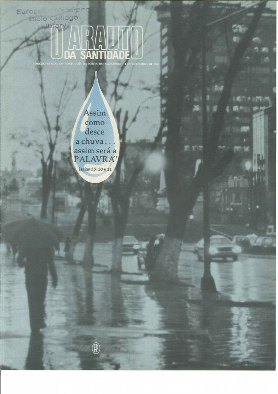 O ARAUTO DA SANTIDADE - 1 DE DEZEMBRO DE 1981