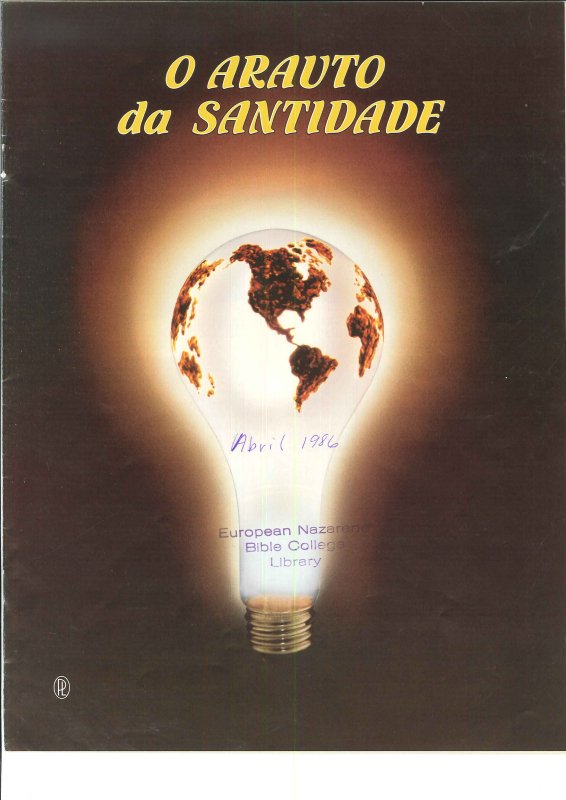 O ARAUTO DA SANTIDADE - ABRIL1986