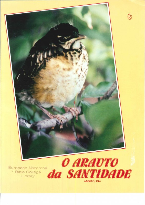 O ARAUTO DA SANTIDADE - AGOSTO 1986