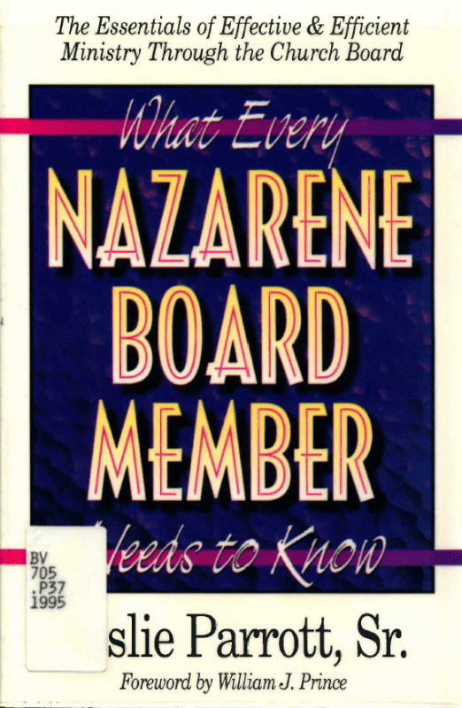 What every Nazarene Board Member Needs to Know
